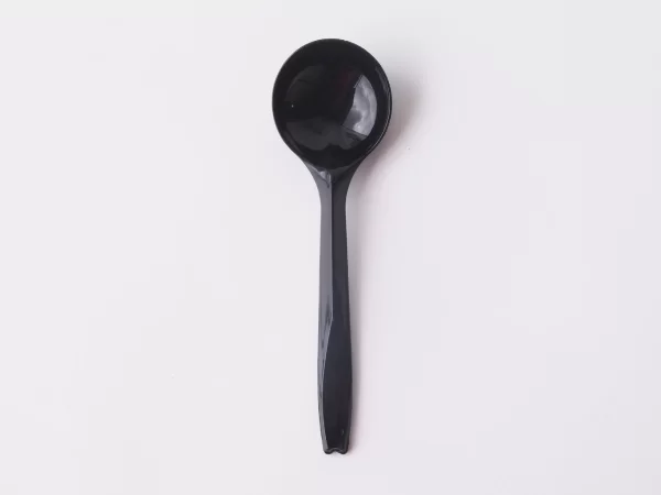 Large round spoon (PP) (white/black)